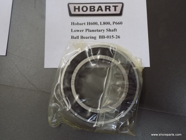 Hobart H600, L800 Mixer Lower Planetary Shaft Ball Bearing BB-015-26